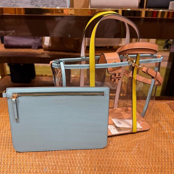 TORY BURCH BLAKE CLEAR SMALL TOTE 156485 - Picture 7 of 14